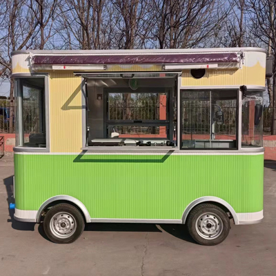 Mobile Electric Snack and Beverage Catering Van Truck Kiosk Cart for On-the-Go Needs