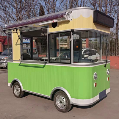 Mobile Electric Snack and Beverage Catering Van Truck Kiosk Cart for On-the-Go Needs