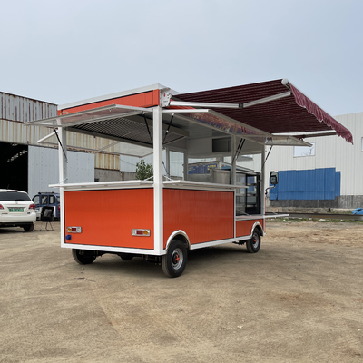Multipurpose Battery Pack Fast Food Snack Catering Van Truck Cart for Commodity Retail