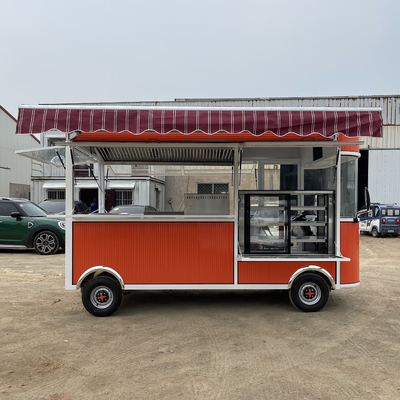 Multipurpose Battery Pack Fast Food Snack Catering Van Truck Cart for Commodity Retail