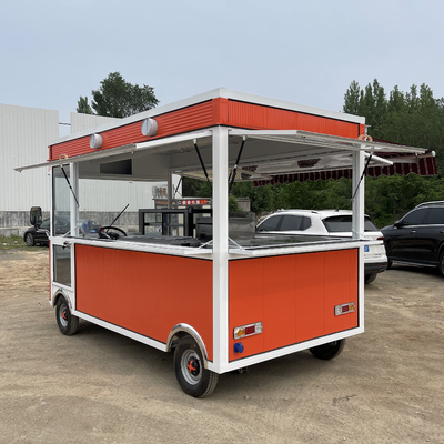 Multipurpose Battery Pack Fast Food Snack Catering Van Truck Cart for Commodity Retail