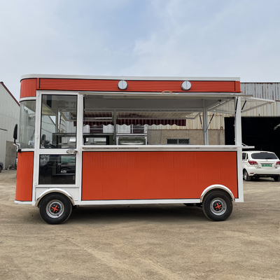 Multipurpose Battery Pack Fast Food Snack Catering Van Truck Cart for Commodity Retail
