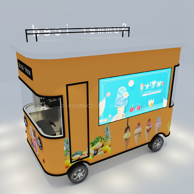 2022 Global Electric Mobile Ice Cream and Cold Drink Truck Customized for Summer Iced