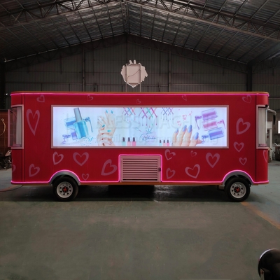 40kms per hr Battery-Powered Mobile Salon Truck for Beauty Makeup and Spa Services