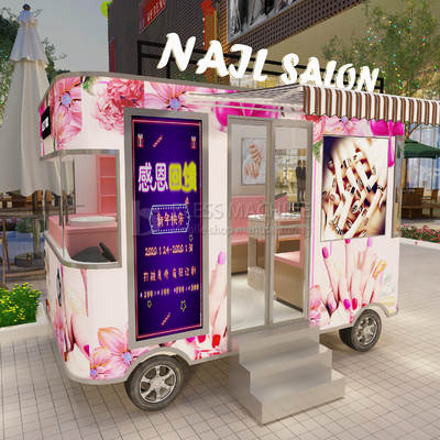 2022 Outlet Cosmetology Hairdressing Manicure Electric Mobile Beauty Salon Truck