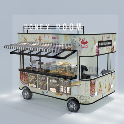 2022 Style Electric Bakery Truck for Birthday Cakes and Cookies 4 Road Wheels 1000kg
