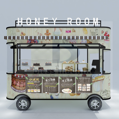 2022 Style Electric Bakery Truck for Birthday Cakes and Cookies 4 Road Wheels 1000kg