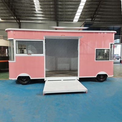 Electric Mobile Clothing Truck with Scarf Bag Shoes Raw Material Corn and Galvanized Steel