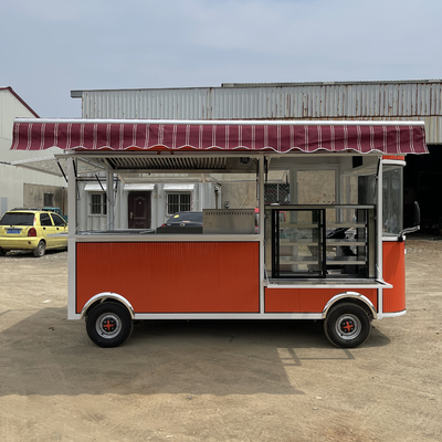 Electric Mobile Bridecake Birthday Cake Dessert Pastry Hamburger Sandwich Hot Dog Truck Trailer Cart