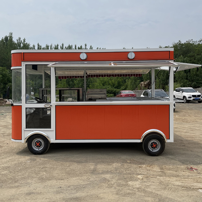 Electric Mobile Bridecake Birthday Cake Dessert Pastry Hamburger Sandwich Hot Dog Truck Trailer Cart