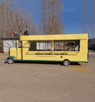 Electric Mobile Van Truck for Fast Food Snacks Ice Cream and Beverages Most Practical
