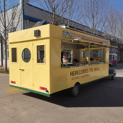 Electric Mobile Van Truck for Fast Food Snacks Ice Cream and Beverages Most Practical