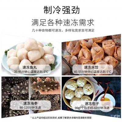 Fan Cooling System Blast Freezer for Super Performance Shrimp Seafood Fast Freezing