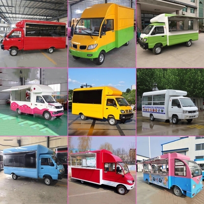 Multipurpose Electric Mobile Van Truck Perfect for Retailers in Need of Fast Food