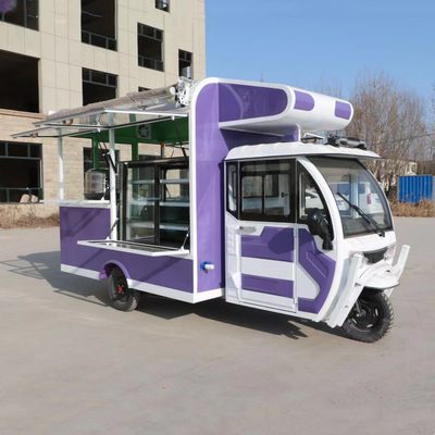 Multipurpose Mobile Electric Tricycle for Fast Food Snacks and Beverages Outlet 2023