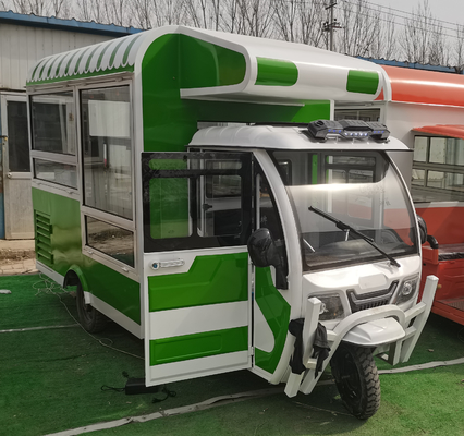Multipurpose Mobile Electric Tricycle for Fast Food Snacks and Beverages Outlet 2023