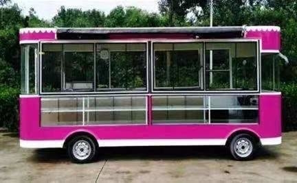 Multifunctional Mobile Food Trailer for Cooking and Selling Food L420cm*W180cm*H230cm