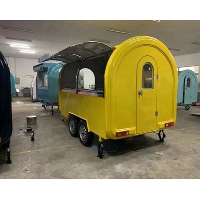 3500W and Customizable Domestic Village Hot Dog Cart with Fryer Food Street Vending Kiosk