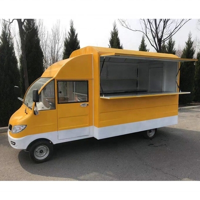 White Color Super Performance Commercial Mobile Food Truck with Low Investment