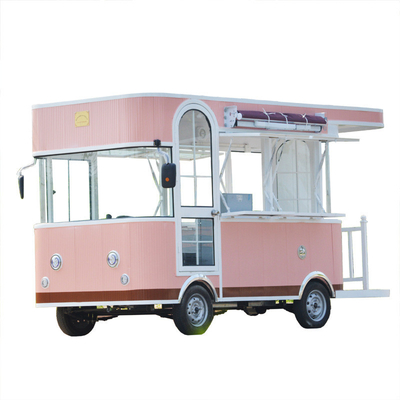 Customized Electric Snack Car Stall with Mobile Food Track and Multifunctional Dining