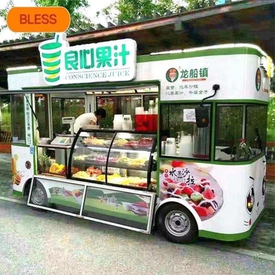 Customized Electric Snack Car Stall with Mobile Food Track and Multifunctional Dining