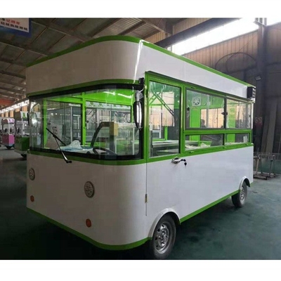 Multifunctional 2000w Four Wheel Electric Hamburger Snack Dining Car for Commercial
