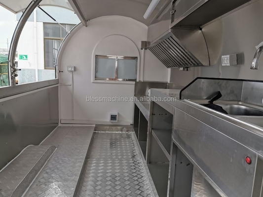 Multifunctional Electric Four-Wheel Food Truck for Cold Drinks Milk Tea and Ice Cream