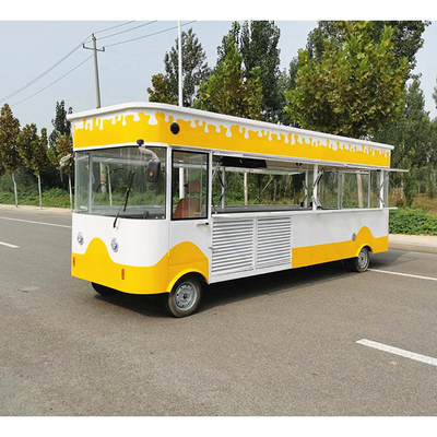 2022 Capacity Food Truck Trailer with Multifunctional and Stainless Steel Design