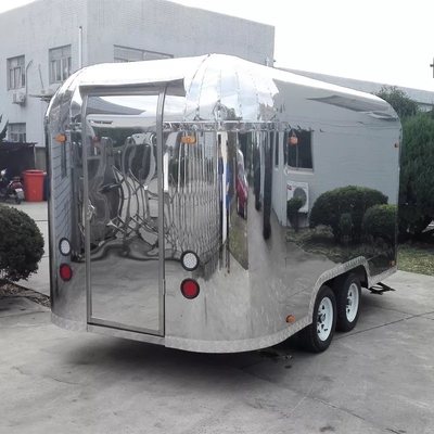 2022 Capacity Food Truck Trailer with Multifunctional and Stainless Steel Design