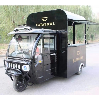 Customizable 2022 Home Food Tricycle Cart Made of Carved Metal Plate and Stainless Steel