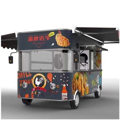 Outdoor 3 or 4 Wheels Food Cart for Garment Shops and Meat Processing Plants