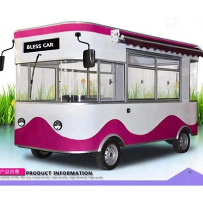 Outdoor 3 or 4 Wheels Food Cart for Garment Shops and Meat Processing Plants