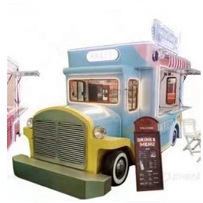 Customized Condition Vintage Food Truck 600kg Capacity 220V/380V'