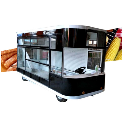 L420cm*W180cm*H230cm  600kg Silver Mobile Food Trailer 220V/380V