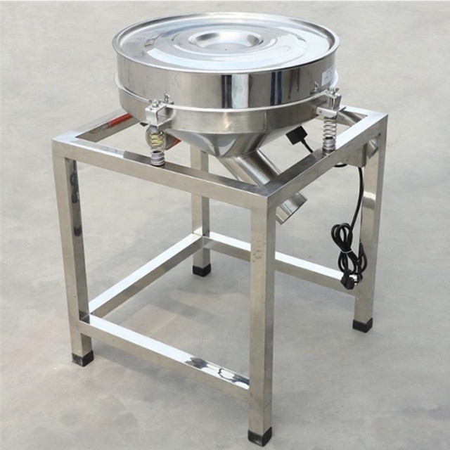 100-500kg/h Capacity Rotary Vibrating Sieve for Retail Coconut Flour Screening Machine