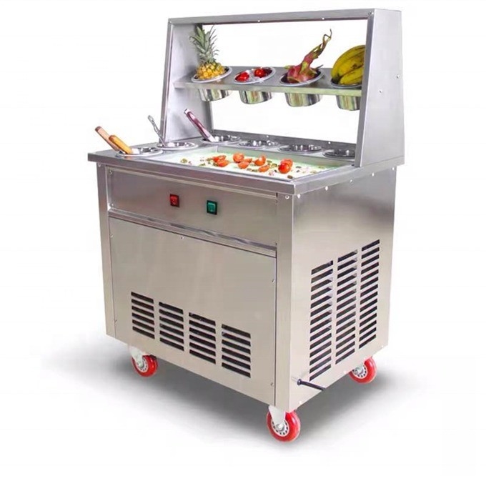 2022 world best salable fried ice cream machine with low investment and long working life