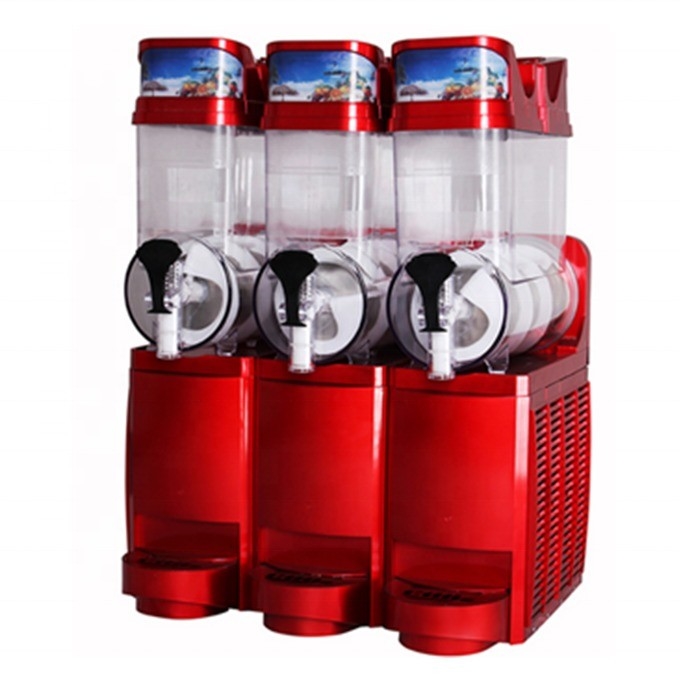 220V/50Hz Voltage Commercial Frozen Drink Slush Slushy Machine with Innovative Design