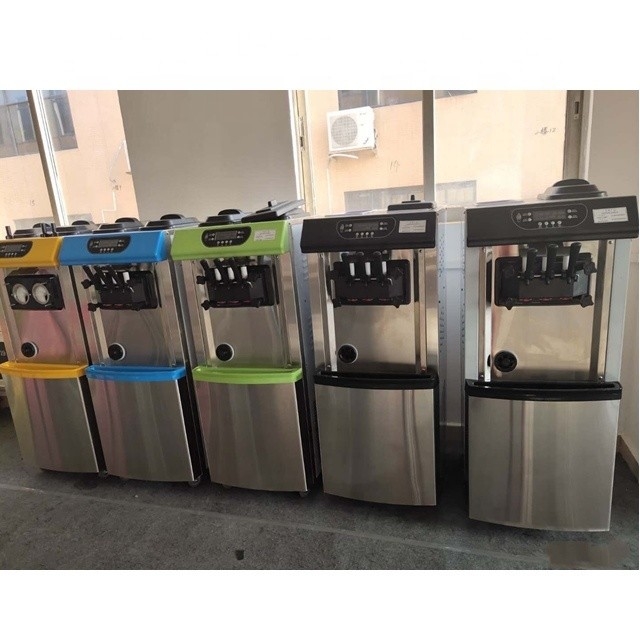 2022 Soft Serve 3 Flavor Vending Ice Cream Machine with Super Performance and Automatic