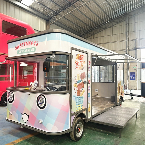 Electric Cart Mobile Snack Bread Food Truck for Winery and Food Beverage Application