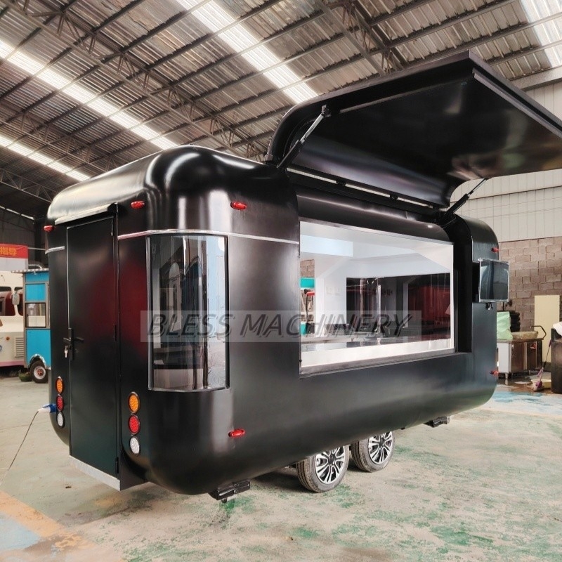 Four Wheeler Food Warmer Trailer in USA with Making Food Function and Stainless Steel