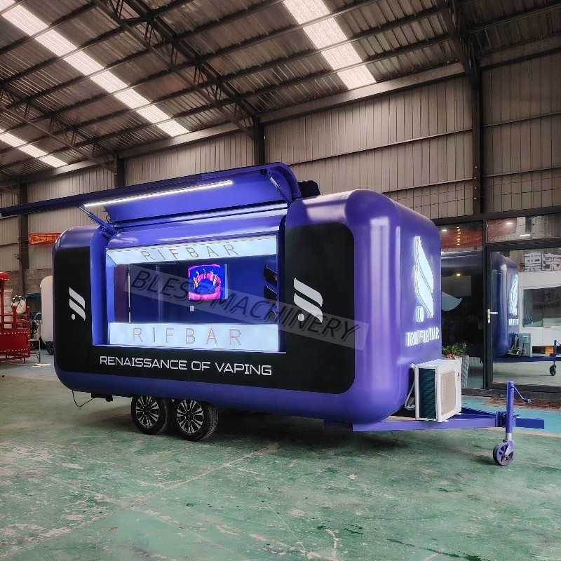 Most Popular Food Trailer Fast Food Cart with COC CE Pizza Ice Cream Food Truck Truck Turkey Europe