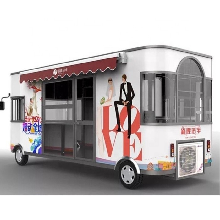 2024 Latest Technology Snack Food Cart for Fast Food Machinery Function Driving Car