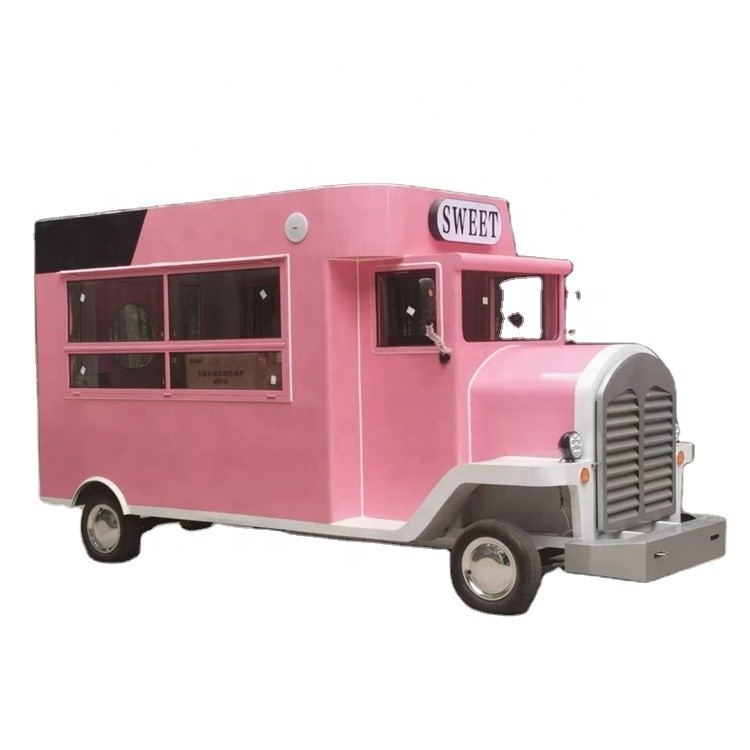 Bearings Electric Food Cart for Mobile Food Kiosk Catering Trailer and Stainless Steel
