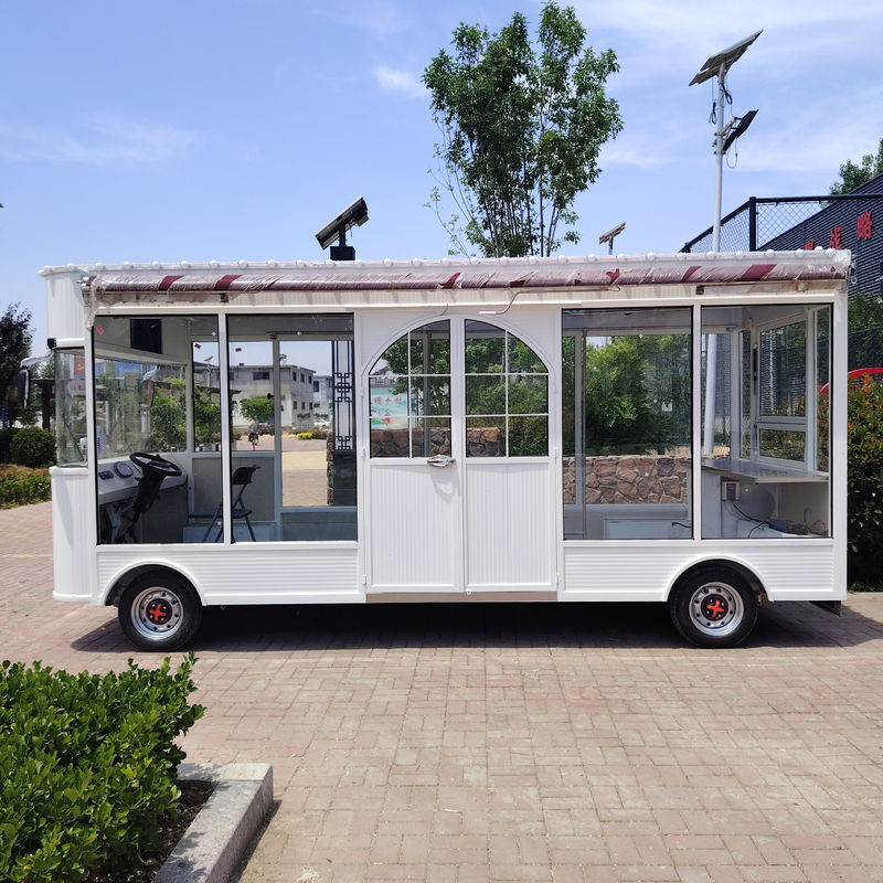 External Wire or Solar Panel Powered Mobile Clothing Shop Trailer for Scarf Bag Shoes