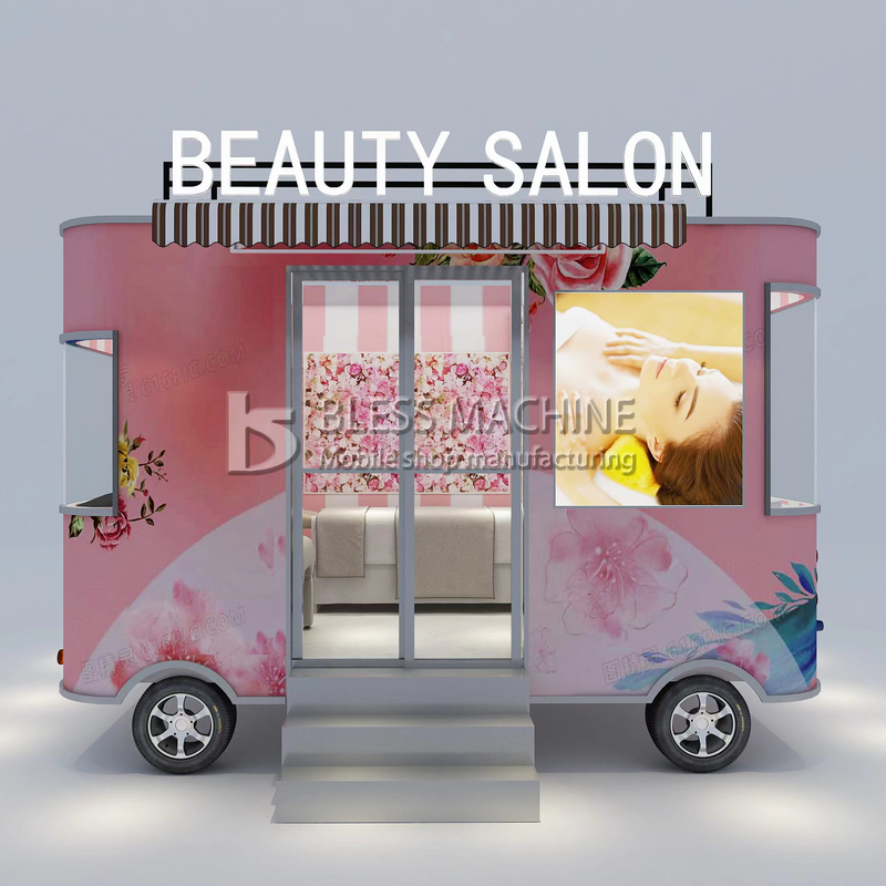 Mobile Salon in Technology with 4 Wheels and L420.00cm*W180.00cm*H230.00cm Dimensions