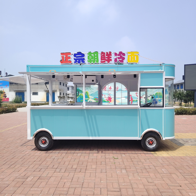 Outlet Electric Mobile Fried Chicken Combo with Cola Beverage Coffee Ice Cream Milk Tea Food Snacks 1000kg