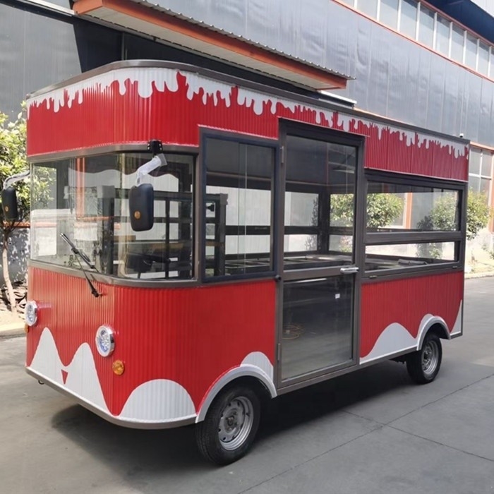 Vintage Snack Machines Food Coffee Shop Truck with 3000*2100*2500MM Size and Customized Equipment
