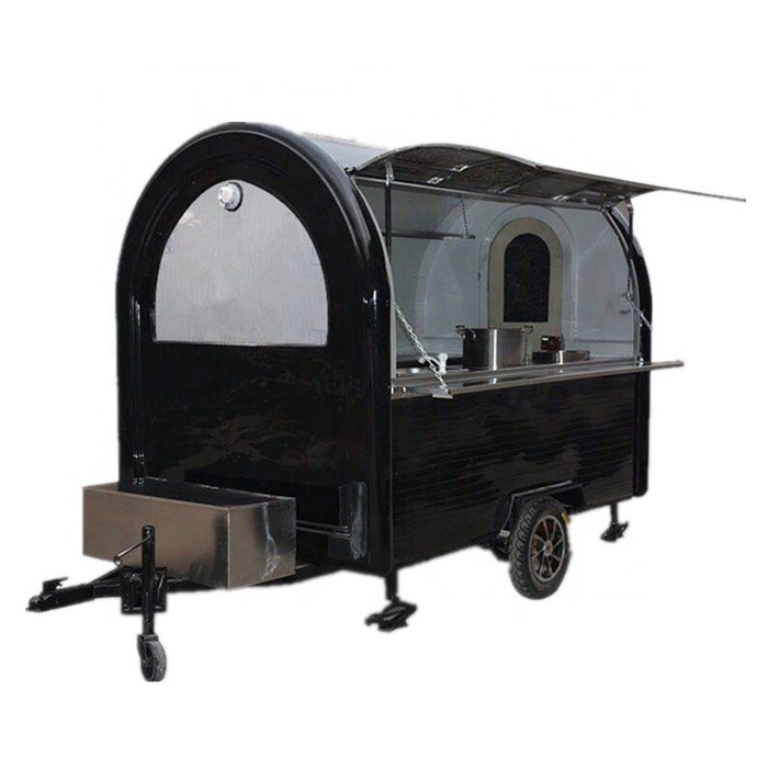 Making Food on the Go with Full Kitchen Coffee Cart Food Trailer Restaurant Function