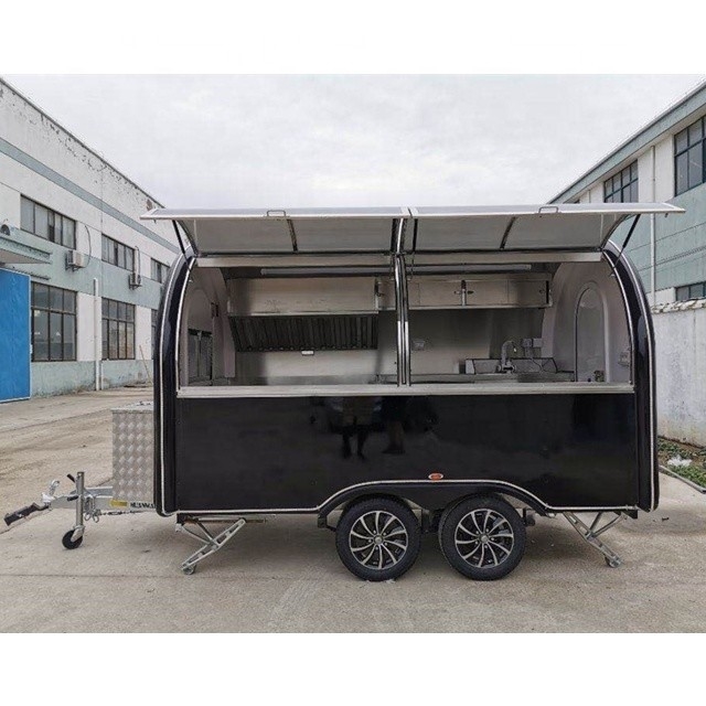 3 Wheels Food Trailer Low Budget Machinery Function for Making Food on the Move