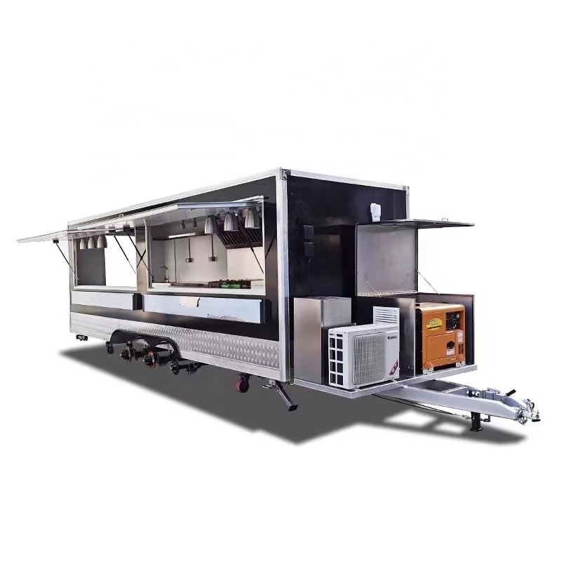 Fully Equipped Water-Based Catering Trailer for Home Trade Assurance Raw Material Water